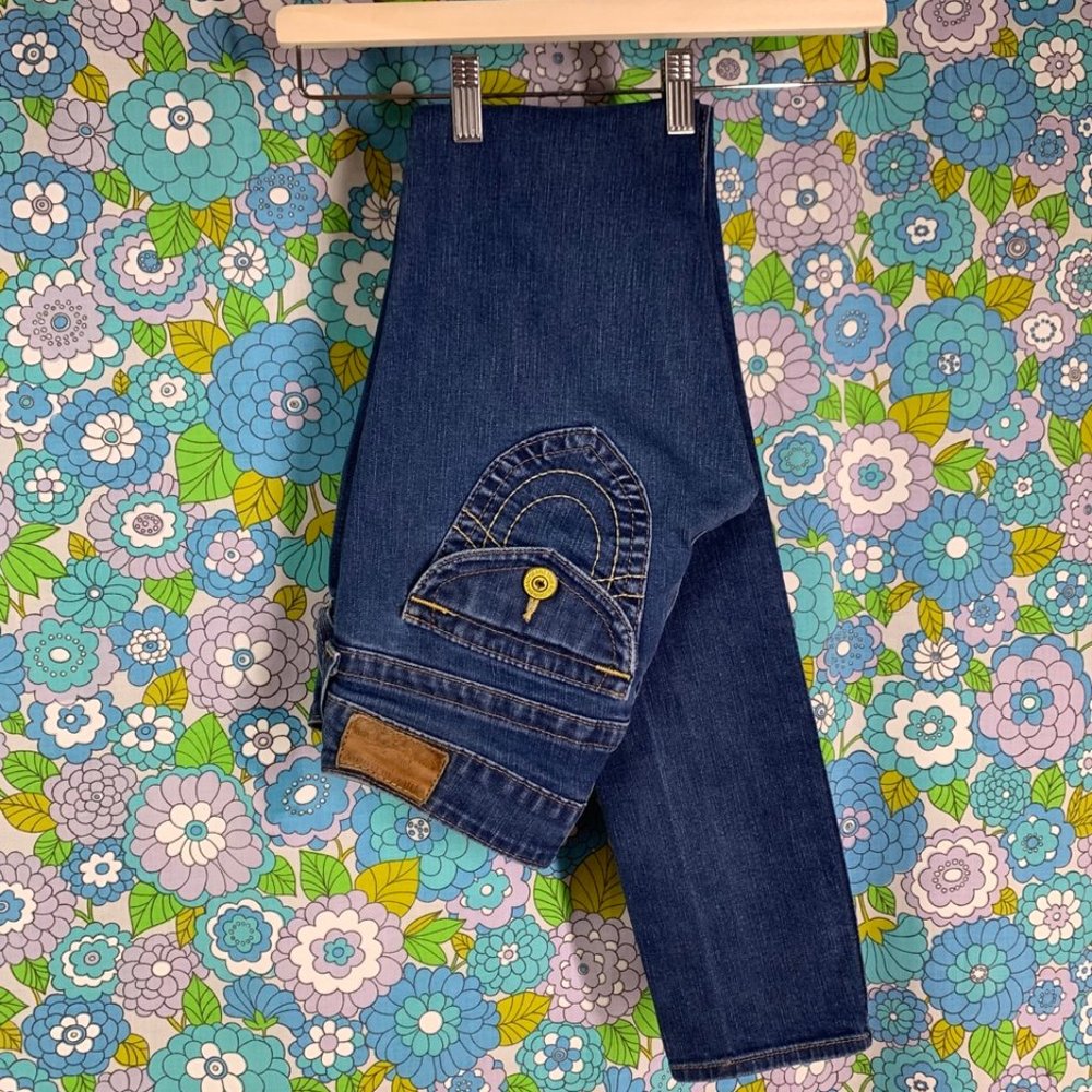 True Religion Skinny Low Rise Jeans Size:26